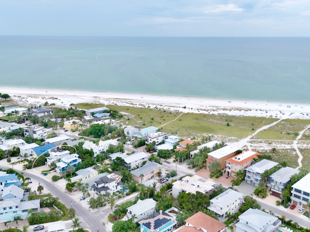 Stunning aerial view of the property