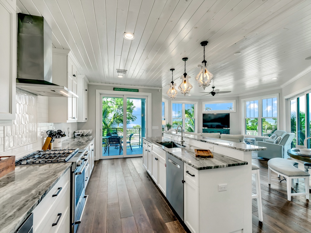 Spacious kitchen ready for family meals