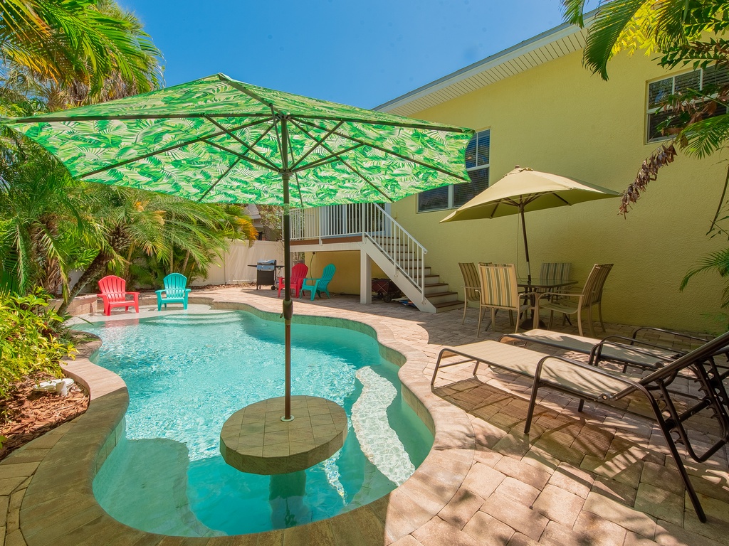 Private Pool and Outdoor Seating