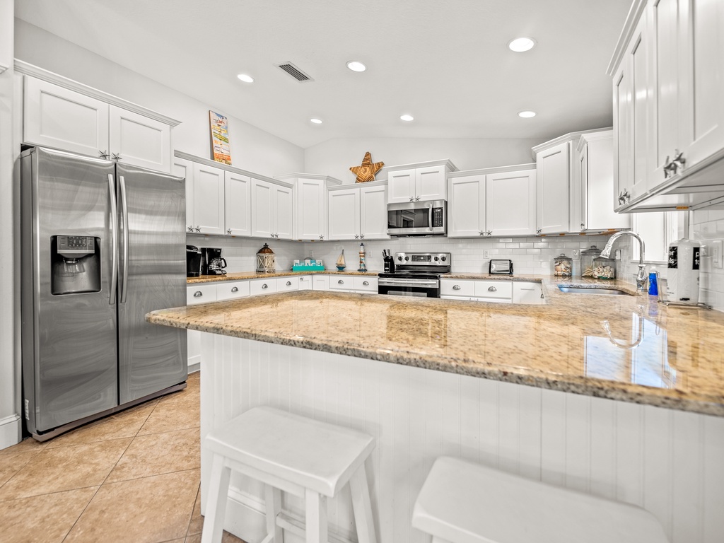 Kitchen and Large Counter Top