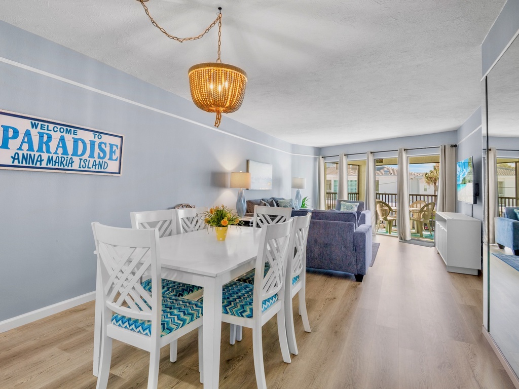 Dining table for six guests