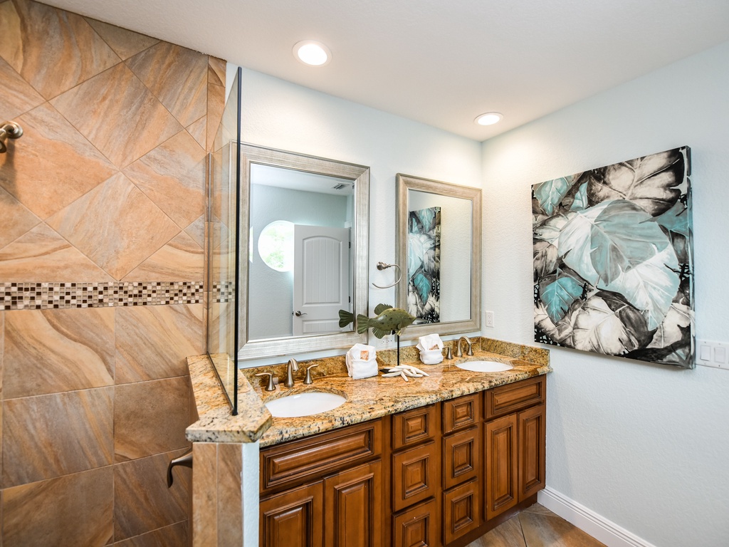Bathroom With Rainfall Shower