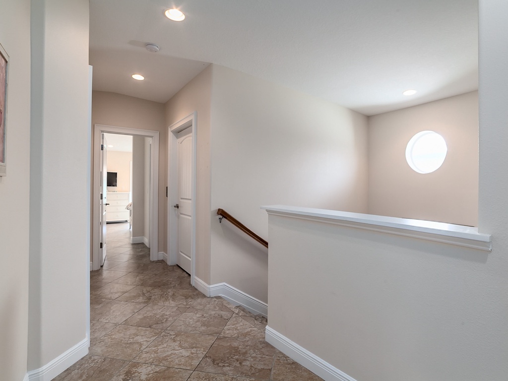 Staircase leading to upper floors