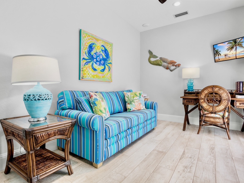 Home Office with Sleeper Sofa