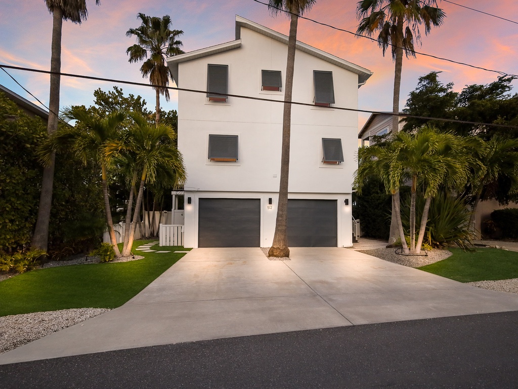 Welcoming exterior of the home