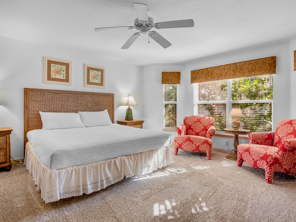 Primary Bedroom, King bed