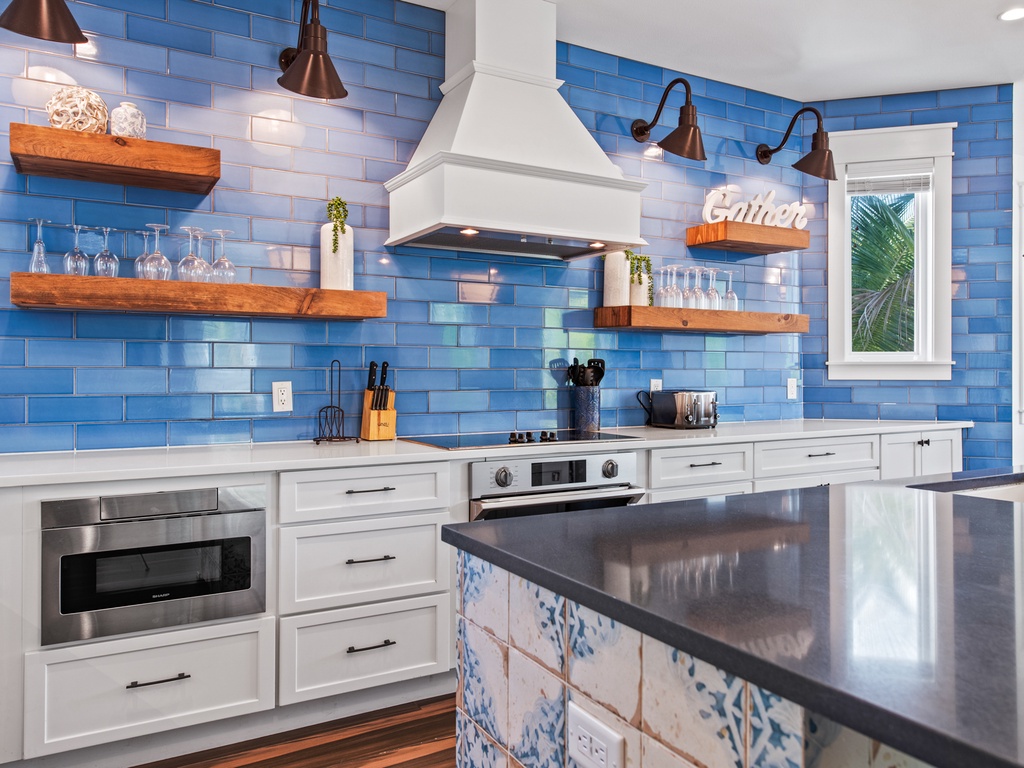 Modern kitchen with all appliances