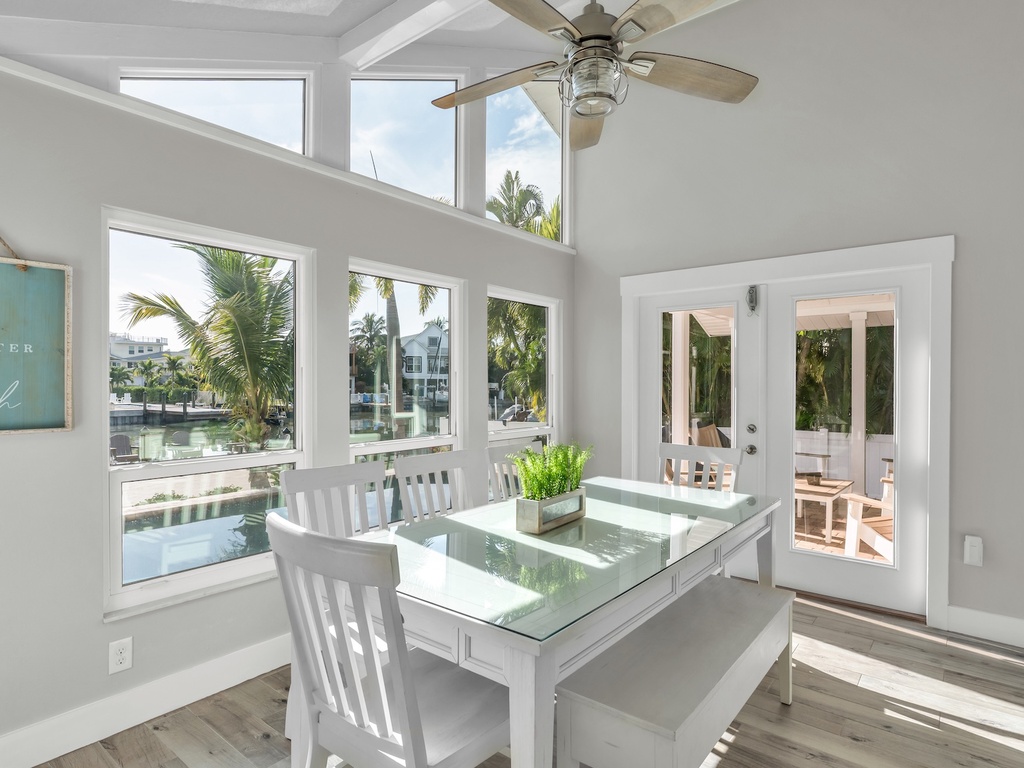 Dining table for shared meals
