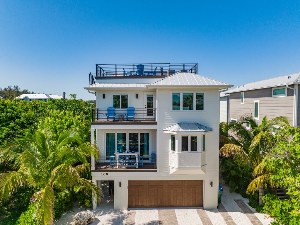 Welcoming exterior of the home