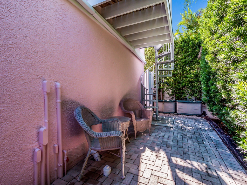 Spiral Stairs to Private Suite