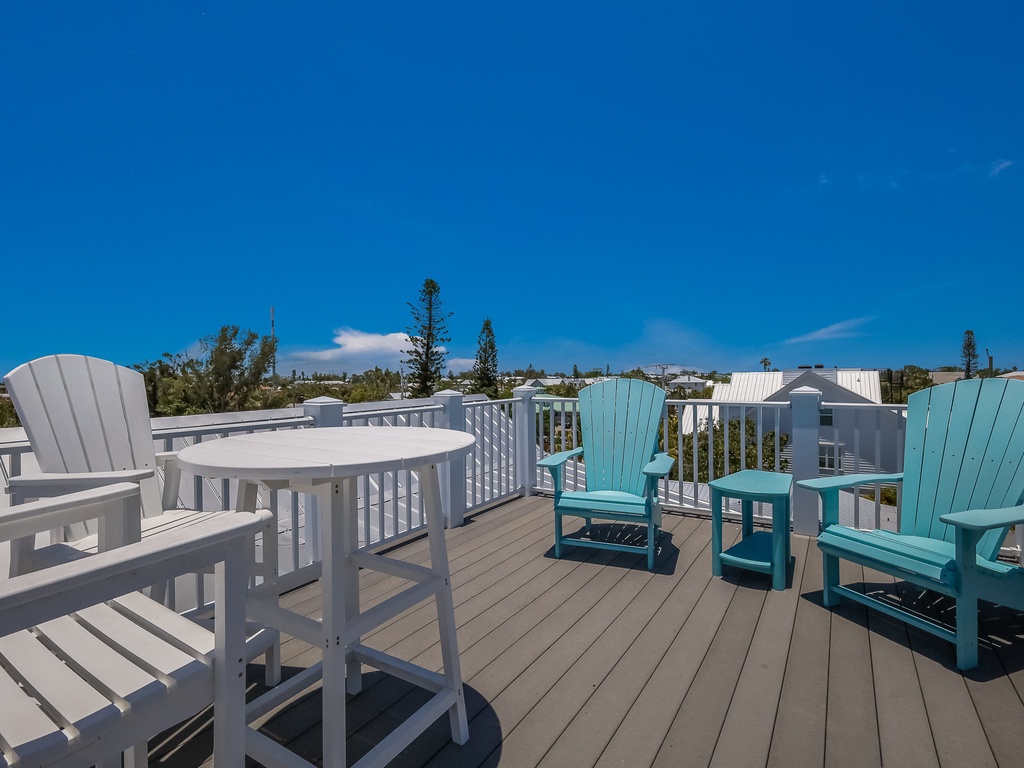 Rooftop Balcony with View
