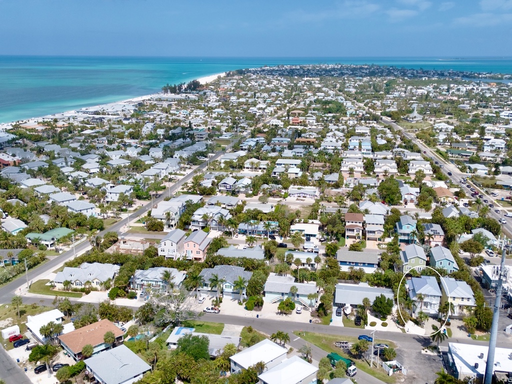 Aerial View - Key Lime Beach House