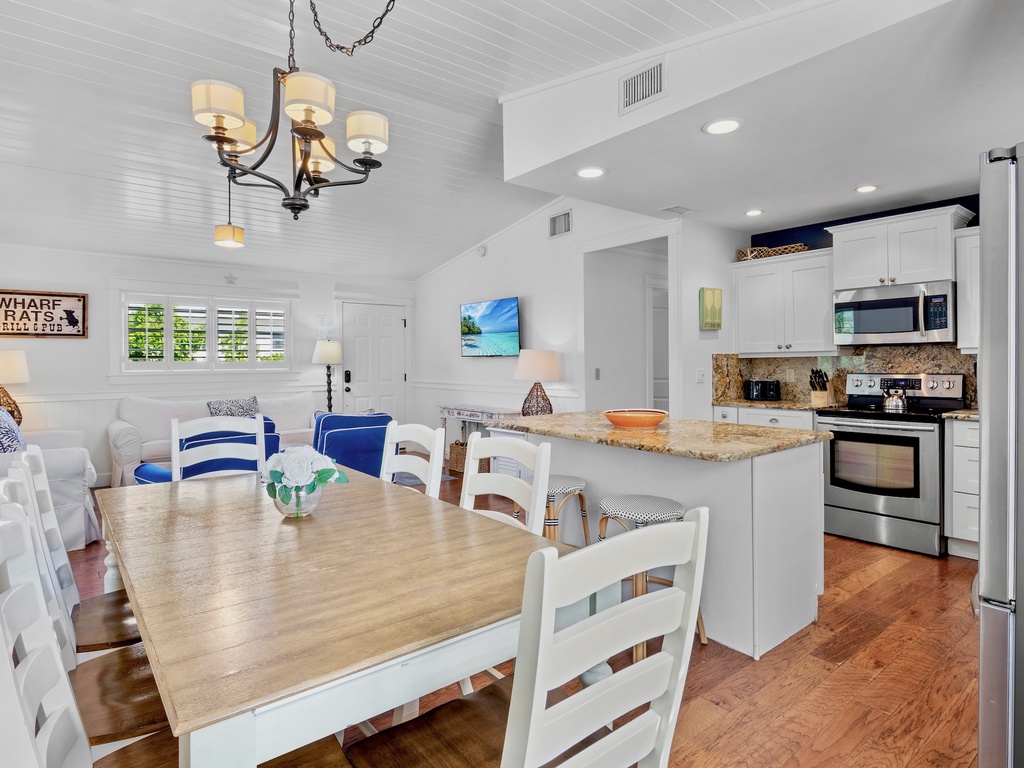 Dining table for shared meals