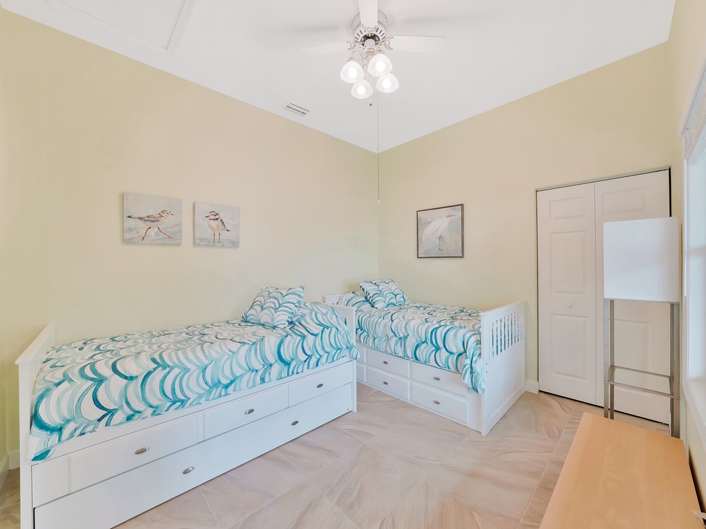 Second Bedroom, One Twin Trundle and One Twin Bed