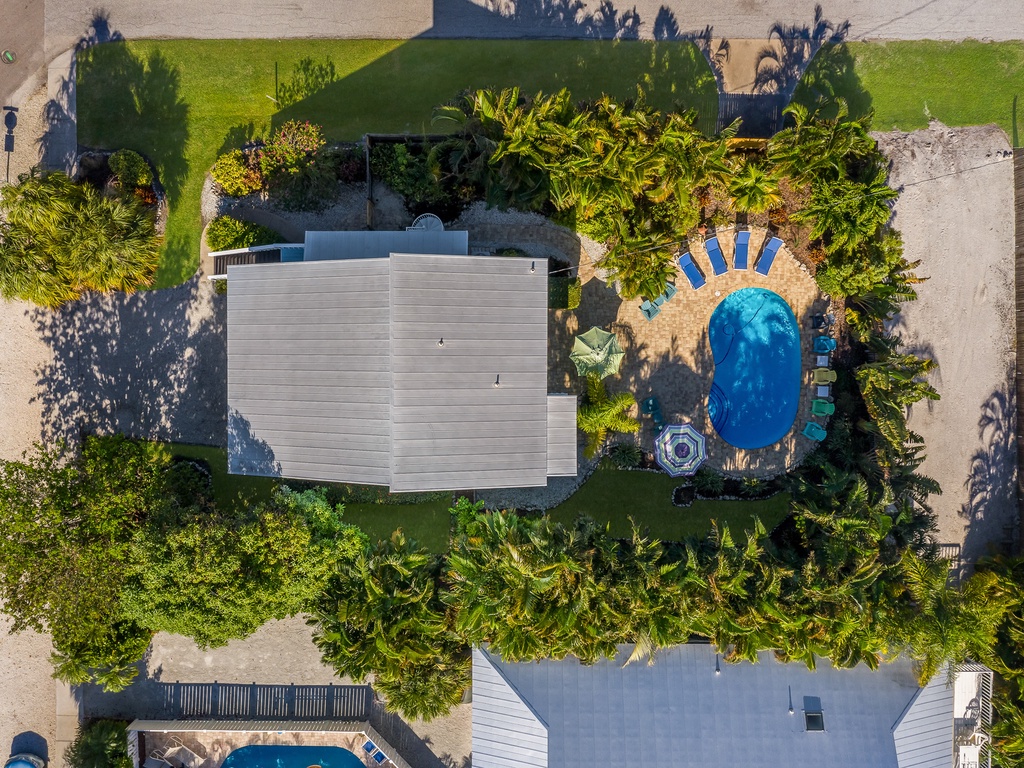 Aerial House and Land View
