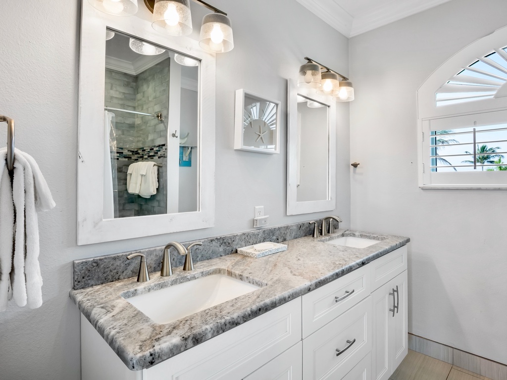 Second bathroom with shower