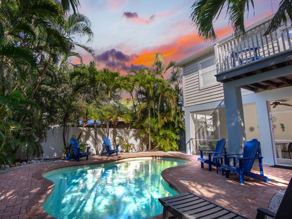 Refreshing poolside retreat