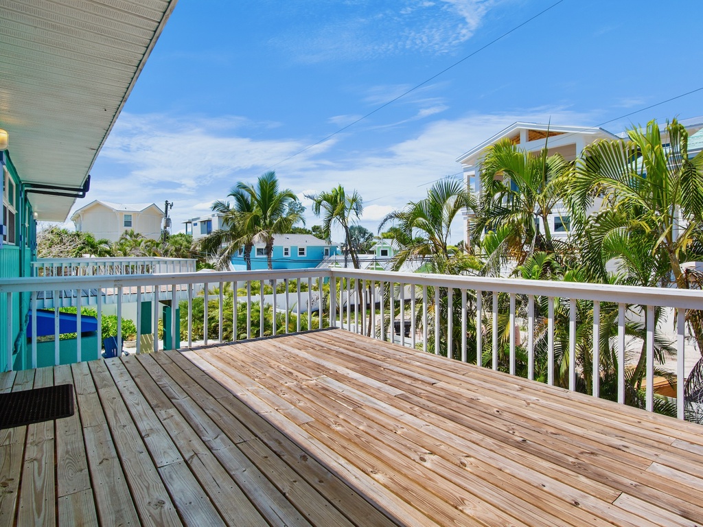 Outdoor deck perfect for relaxing