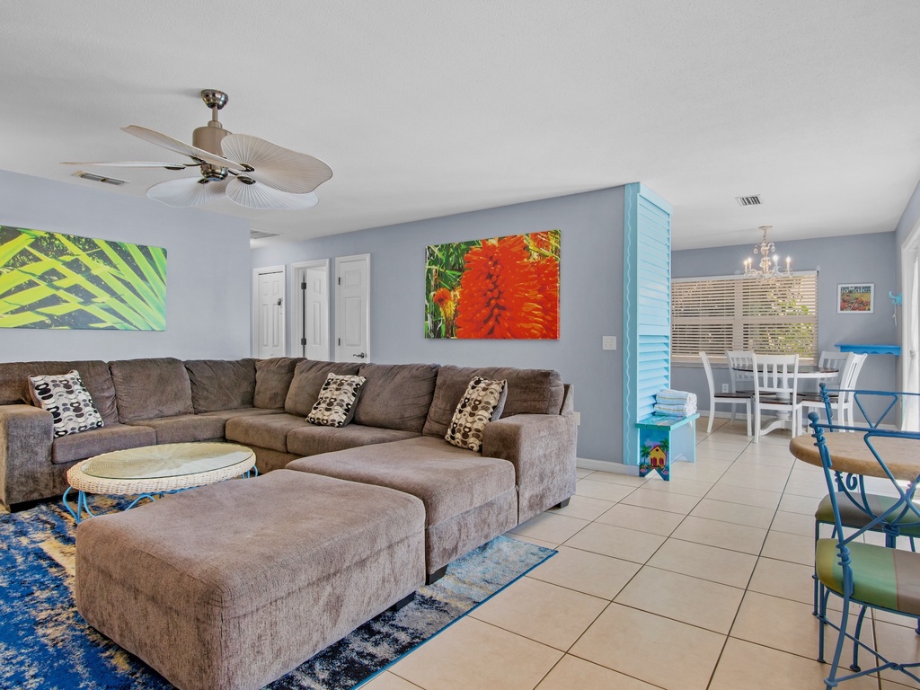 Comfortable lounge area