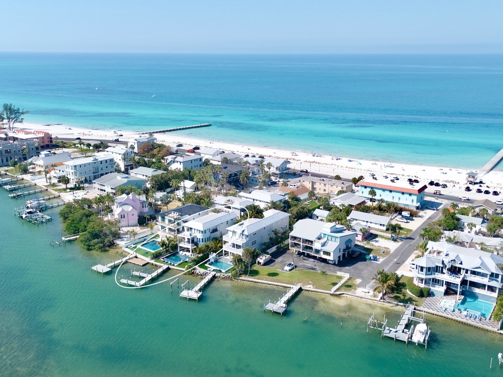 Aerial View - Beach to Bay by AMI Locals