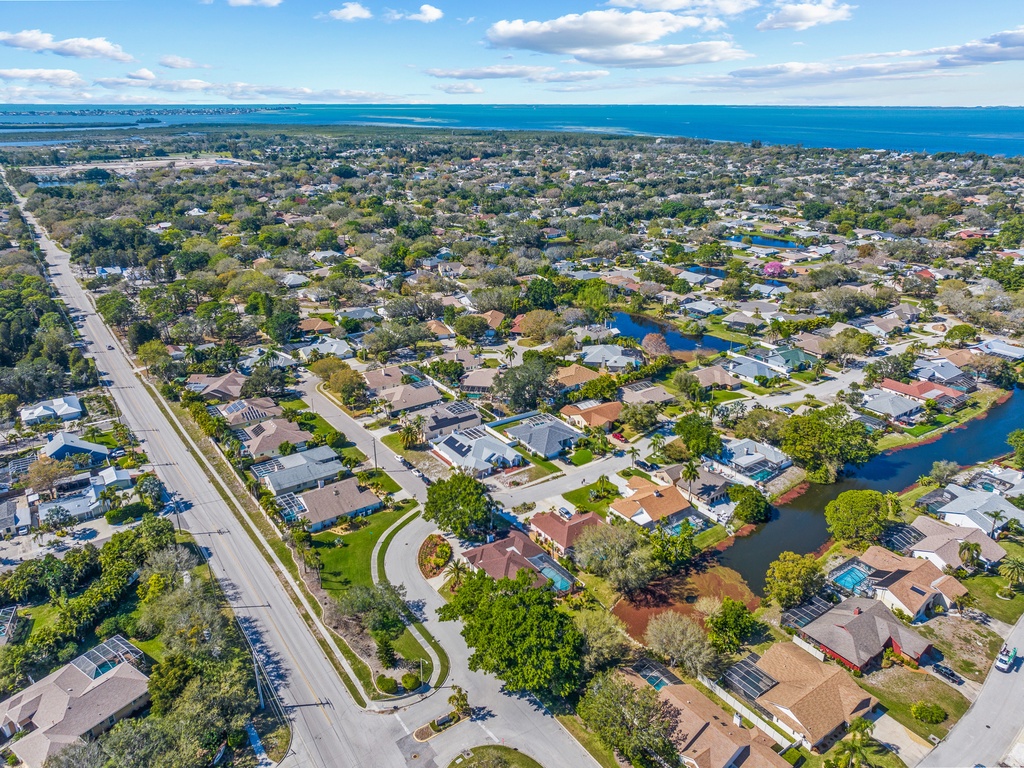 Aerial View of Property