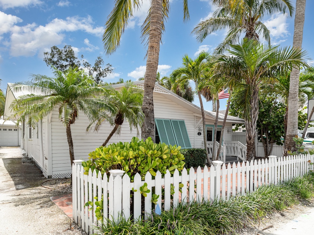 Welcoming front view of the home