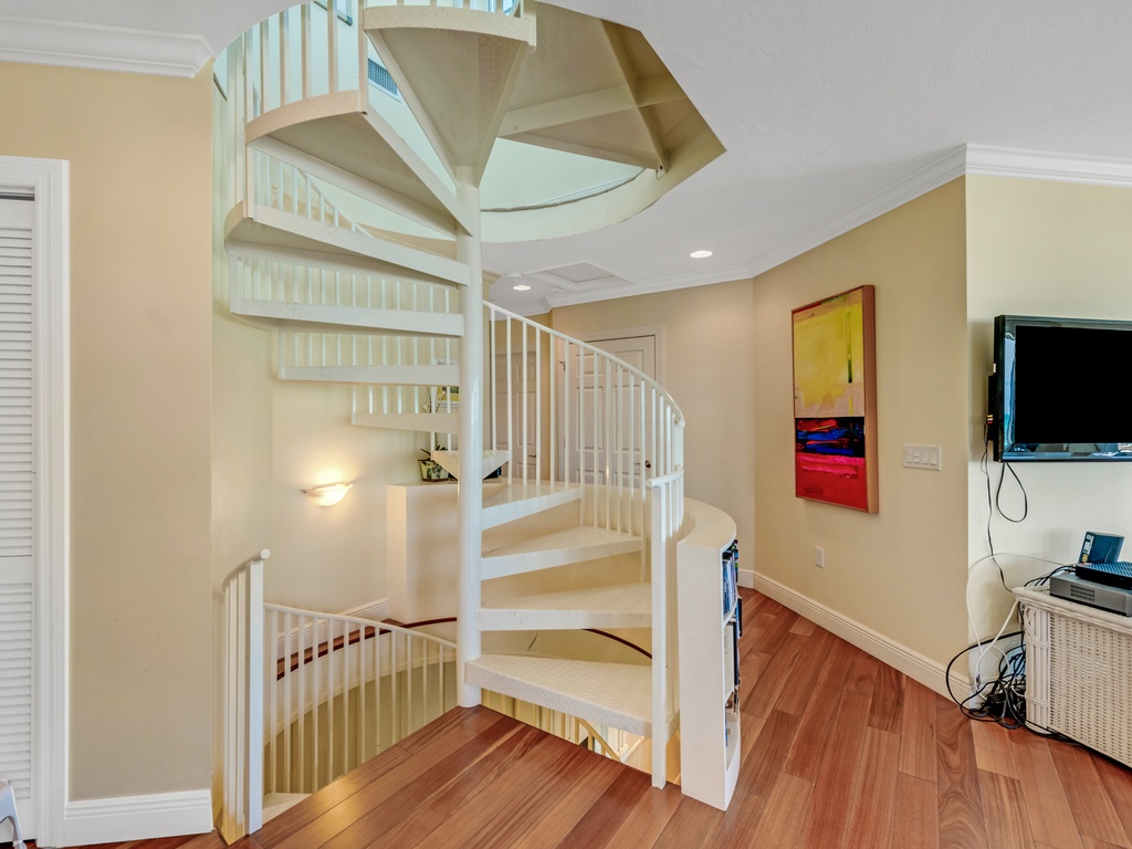 Spiral Staircase to Loft