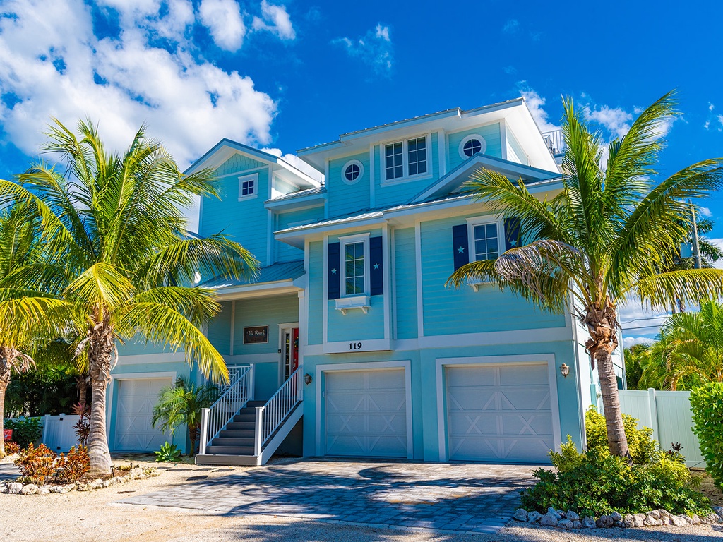 Exterior of Front of Tiki Beach