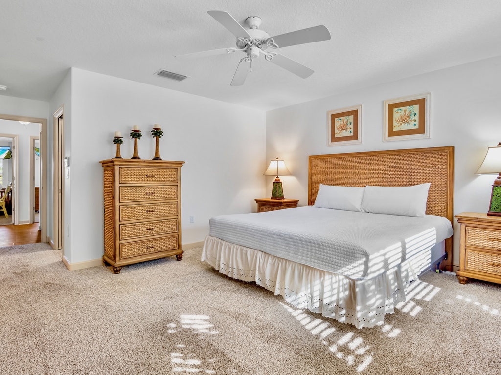 Primary Bedroom, King bed