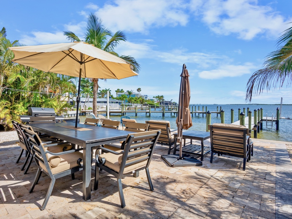 Waterfront Outdoor Living with Dock Access