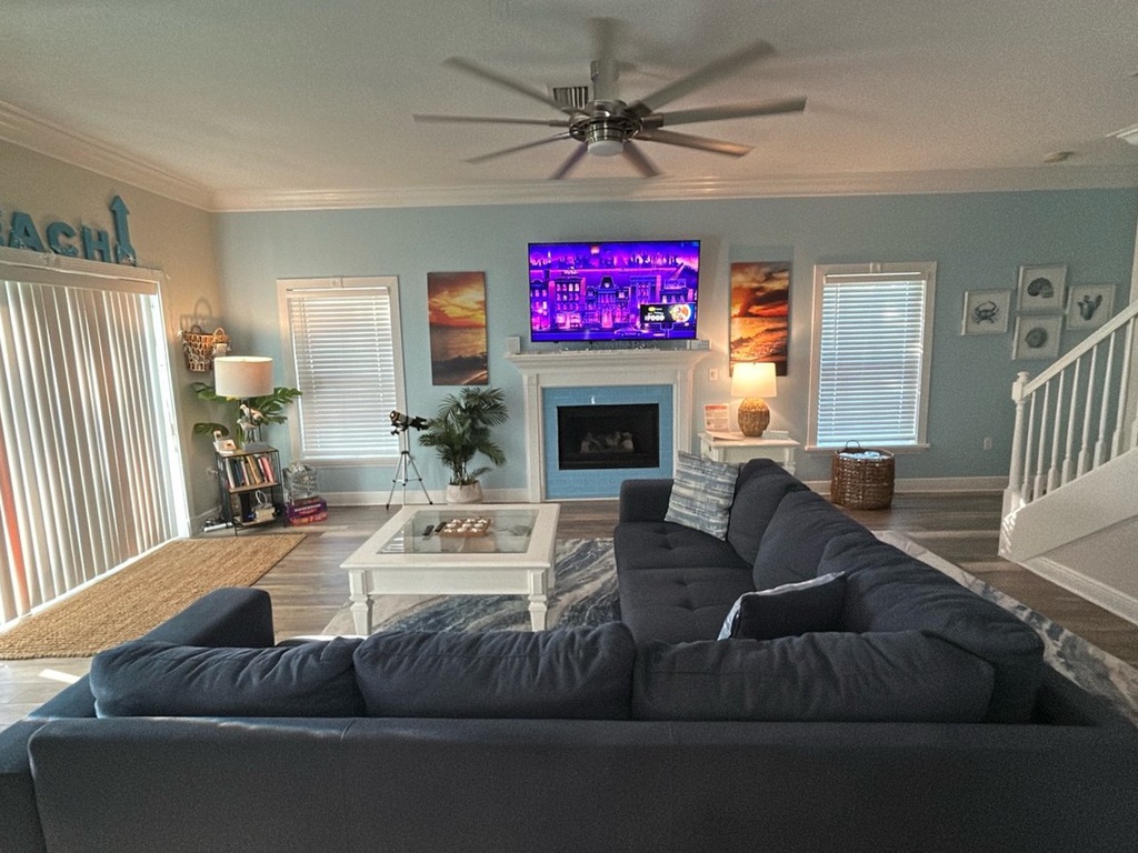 Open area living room