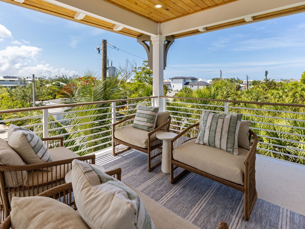 Outdoor Balcony Seating Area