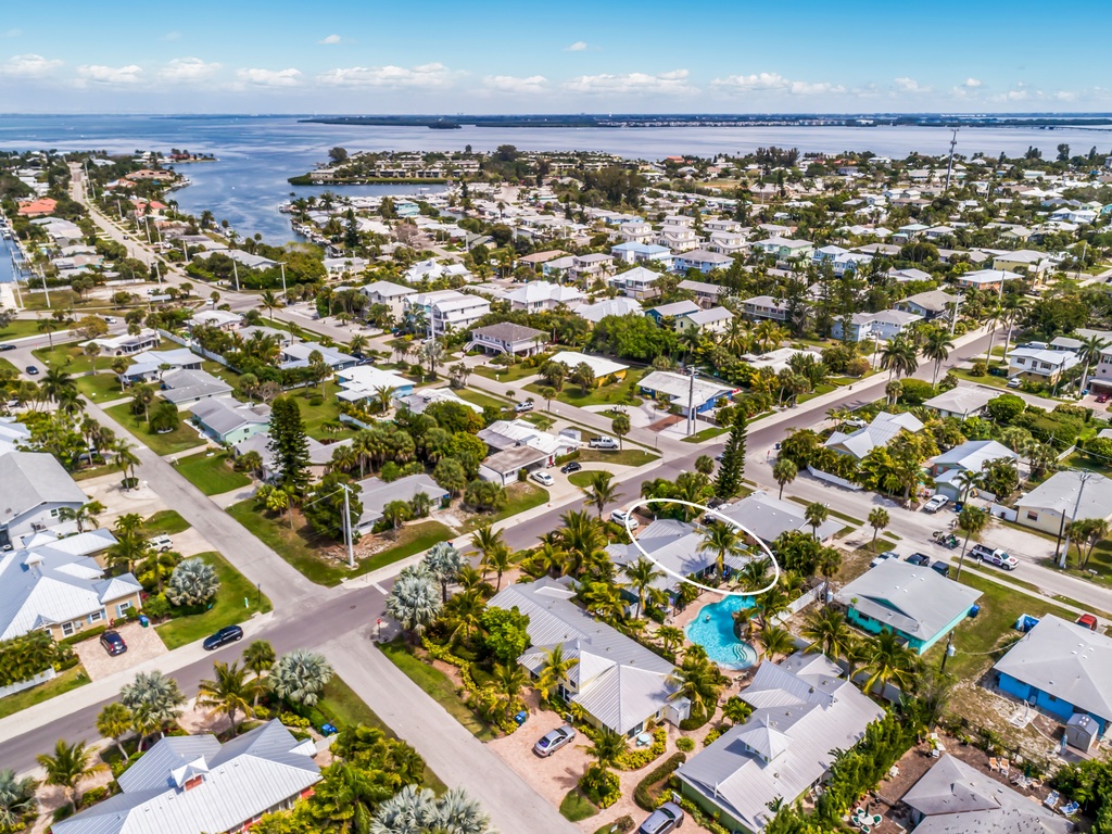 High view of location