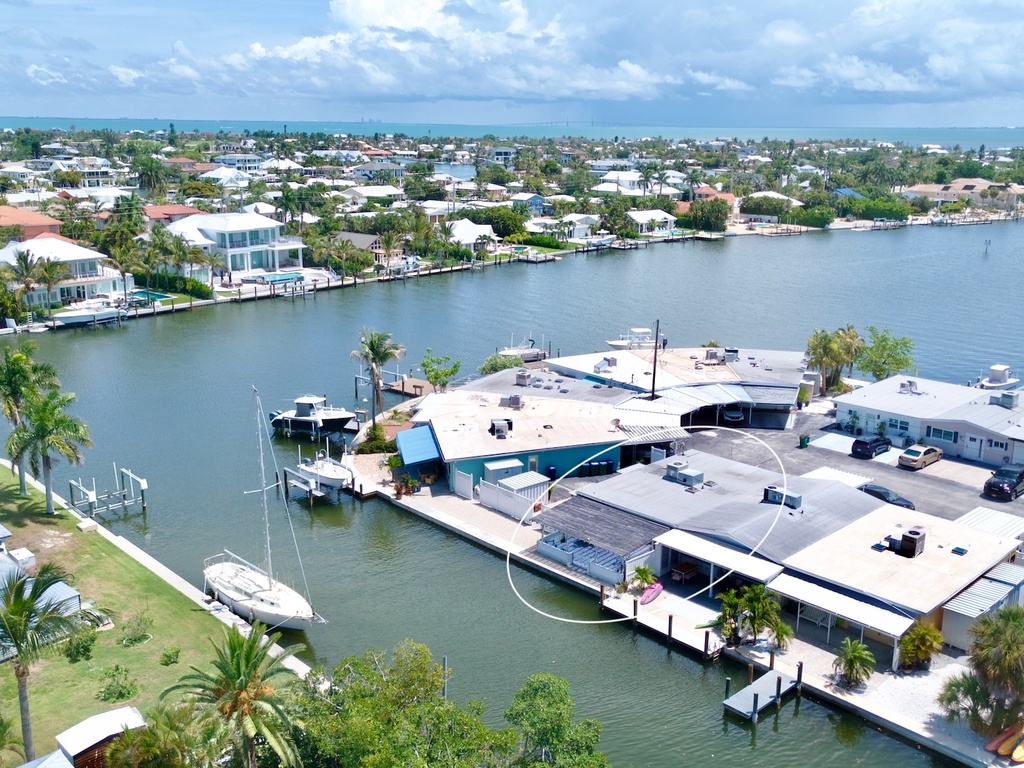 Waterfront home with Patio with Canal Views