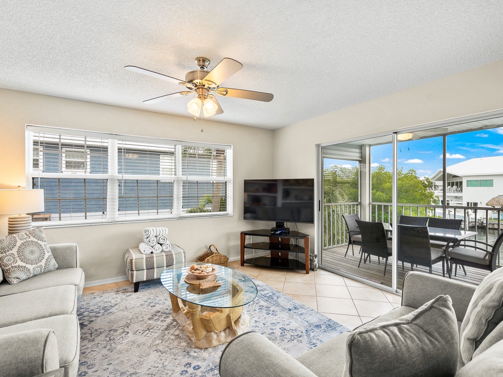 Living Room with Screen Porch