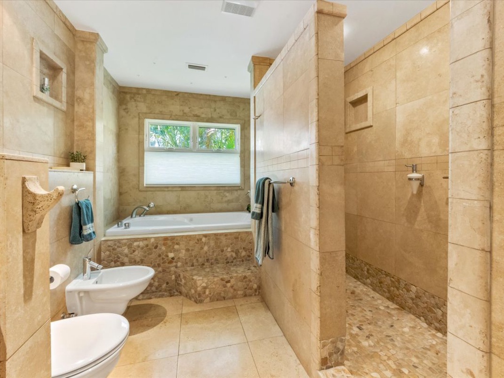 Bathroom 1 shower & bath