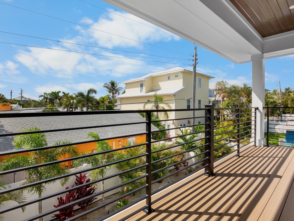 Balcony Overlooking the Neighborhood