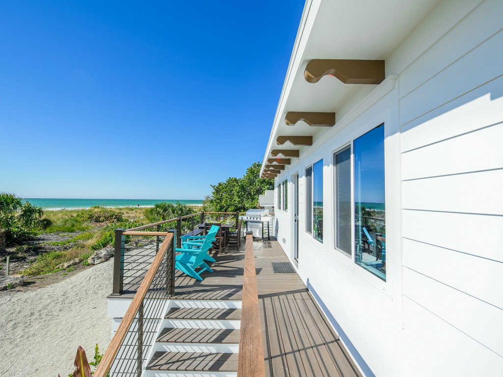 Walk-Out Deck to Sand