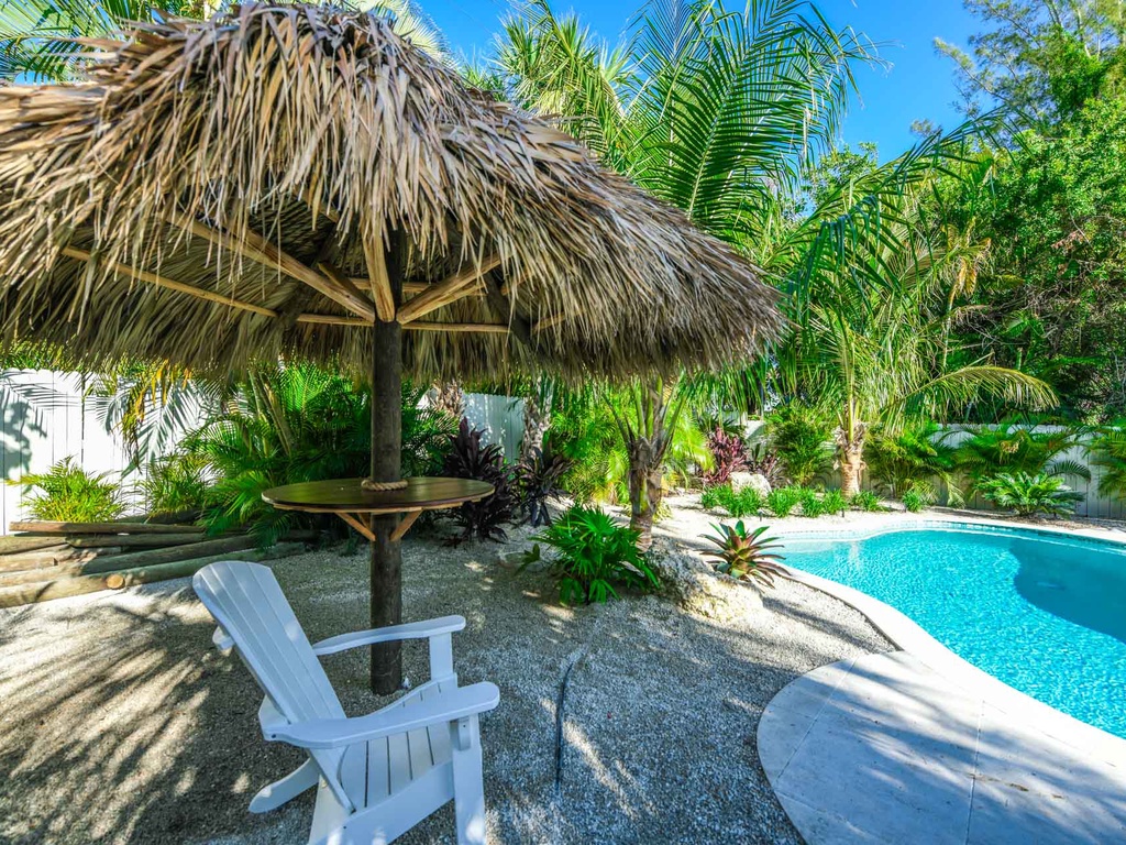 Poolside Tiki Hut