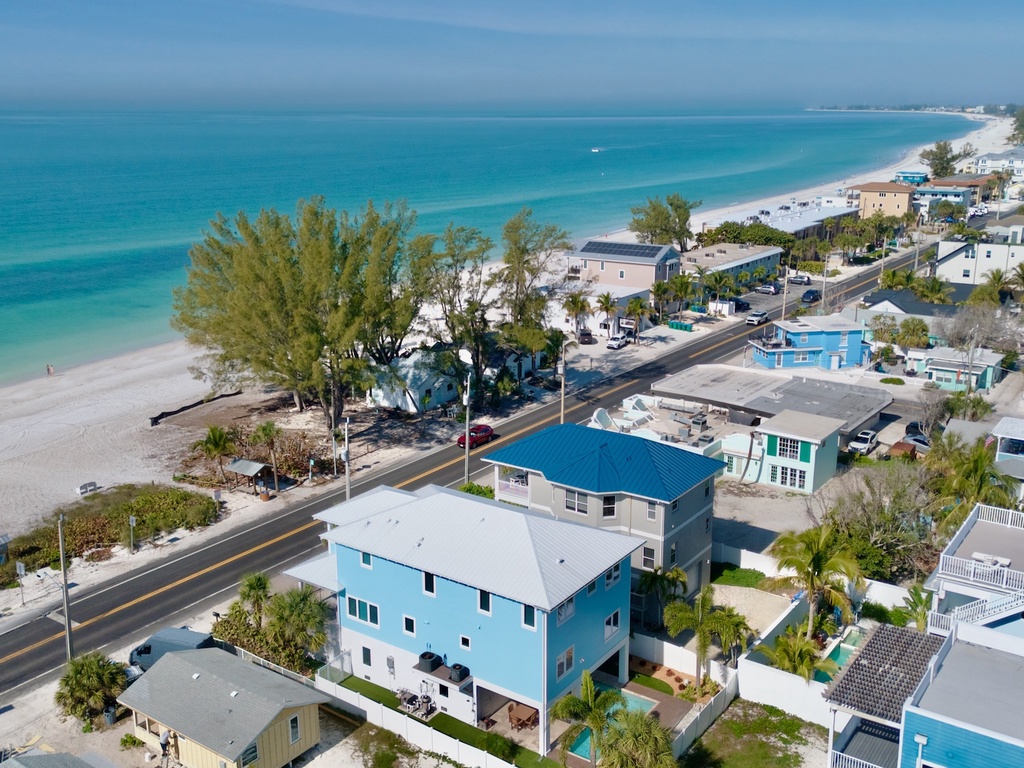 Across the street from Bradenton Beach