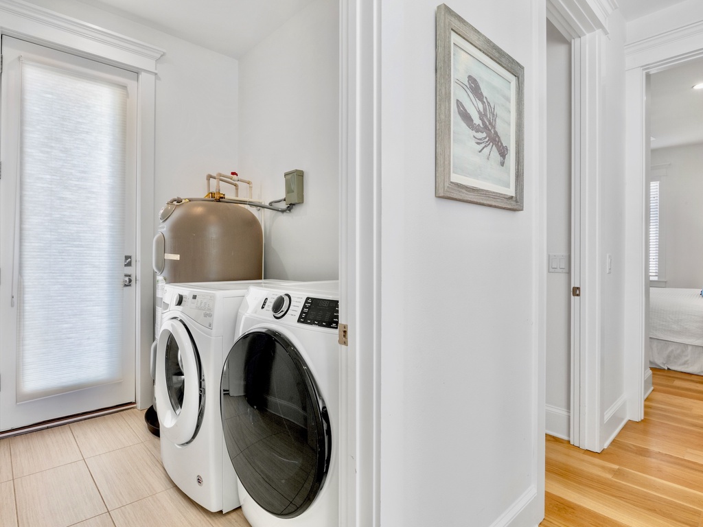 Laundry area with washer and dryer