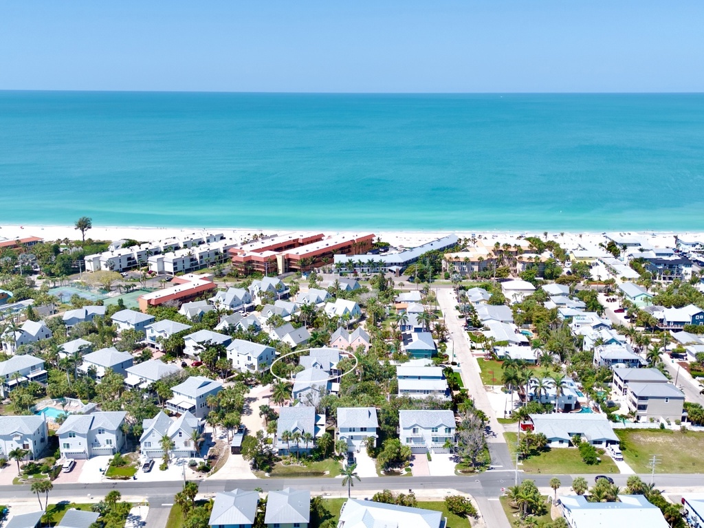 Aerial View - Palm Breeze by Anna Maria Vacations