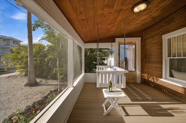 Screened porch