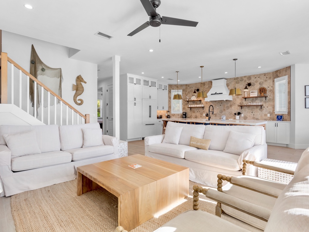 Living space with comfortable seating