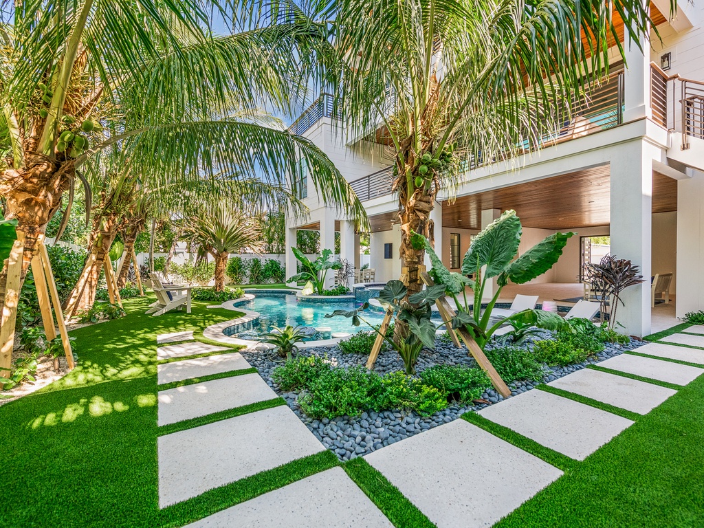 Poolside Walkway