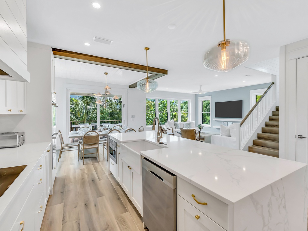 Kitchen Counter and View