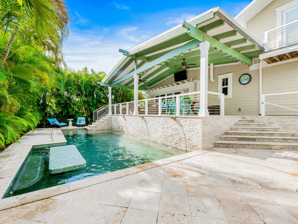 Pool Area with Ample Seating