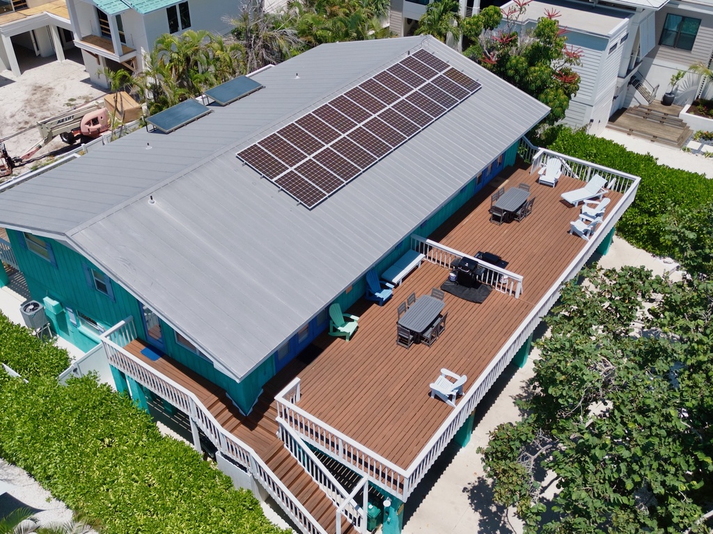 Stunning aerial view of the property