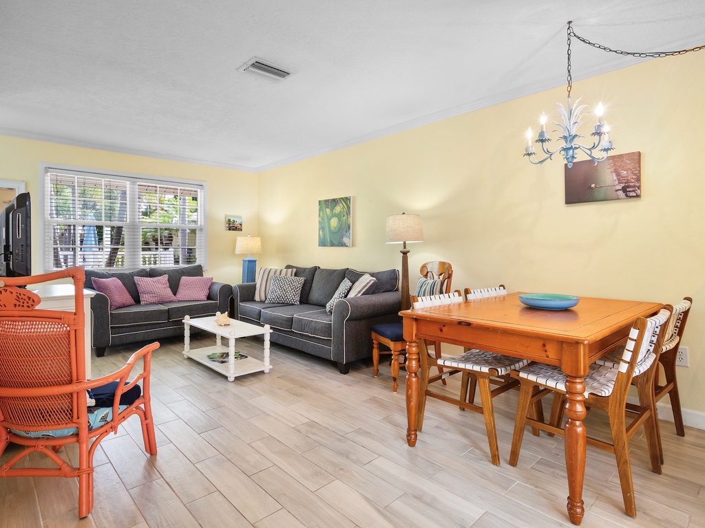 Comfortable lounge area