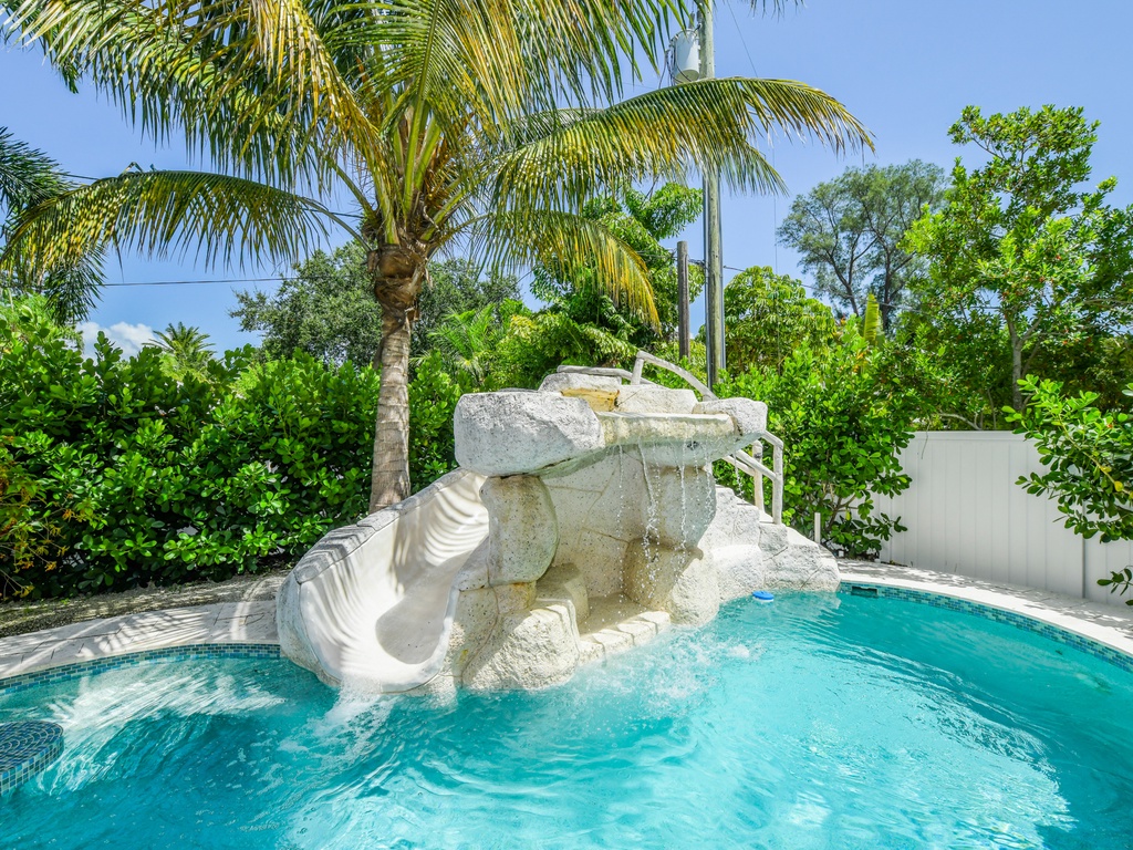 Pool Area With Sunlight